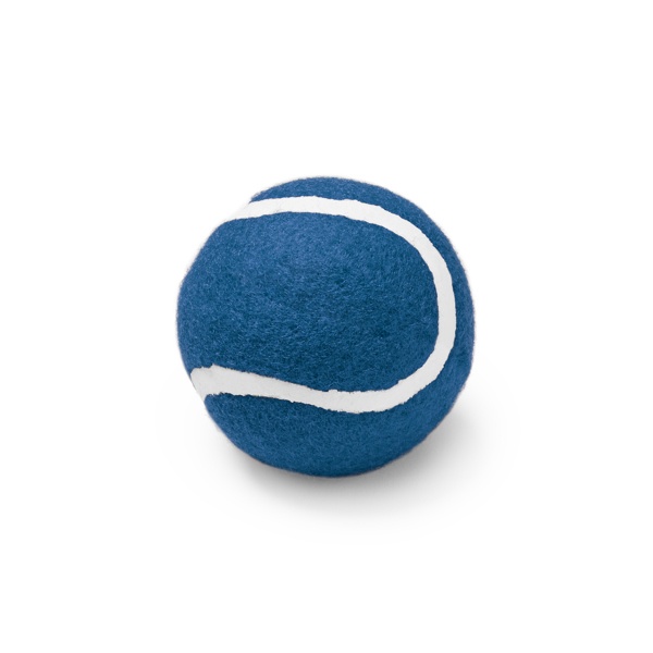 Ball for pets in resistant rubber and reinforced fabric, available in different colours