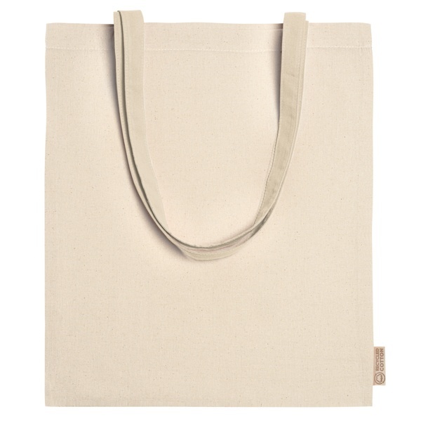 Geantă din material combinat, 70% bumbac reciclat și 30% poliester reciclat de 140 g/m²