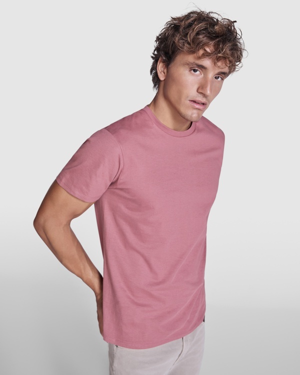Tricou tubular cu mânecă scurtă din bumbac organic certificat OCS