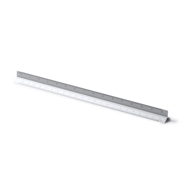 Scală de aluminiu cu design triunghiular de 30 cm