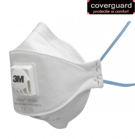 Semi masca cu supapă de expirare 3M™ Cool Flow, protectie FFP2
