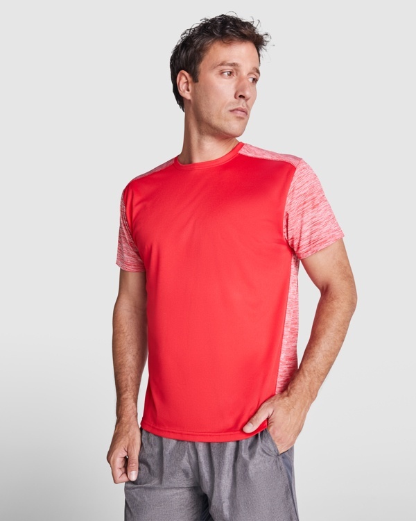 Tricou tehnic cu mânecă scurtă și gât rotund