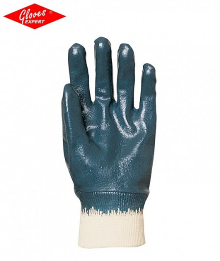Manusi de protectie imersate in nitril albastru