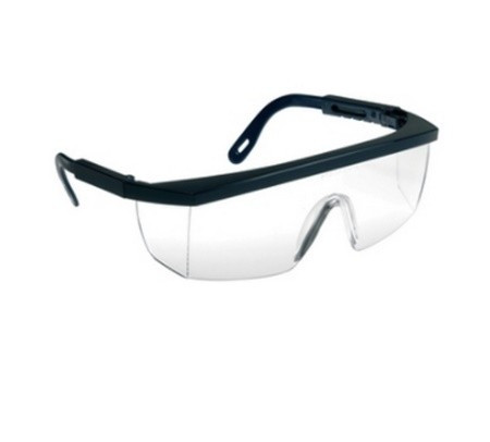Ochelari de protectie ECOLUX cu lentile policarbonat cu rama neagră