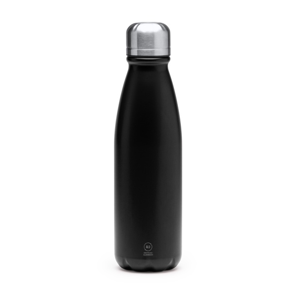 Sticlă din aluminiu reciclat cu perete simplu, ideală pentru a fi folosită zilnic
