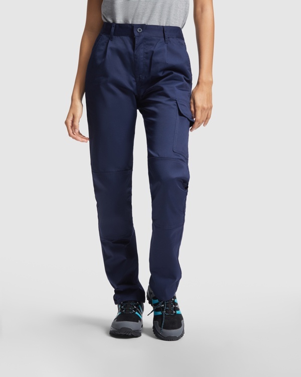 Pantaloni de lucru dama cu croială dreaptă și țesătură rezistentă