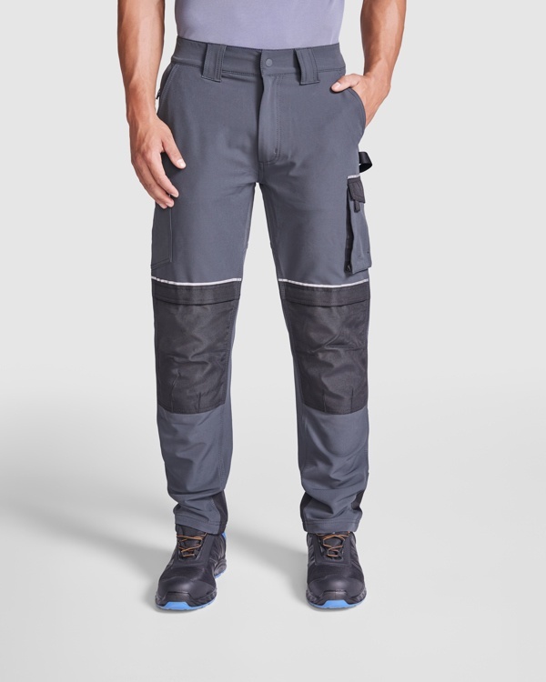 Pantaloni de lucru stretch cu buzunare multiple