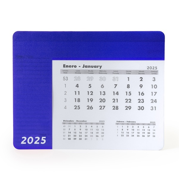 Suport dreptunghiular pentru mouse cu calendar