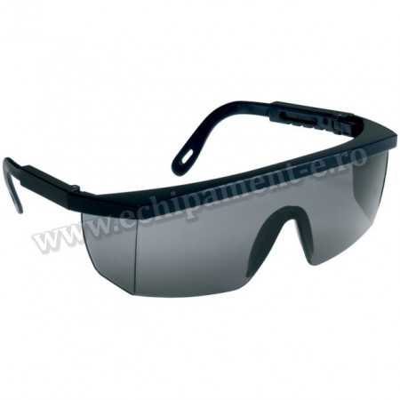 Ochelari de protectie ECOLUX cu lentile din policarbonat cu rama neagra