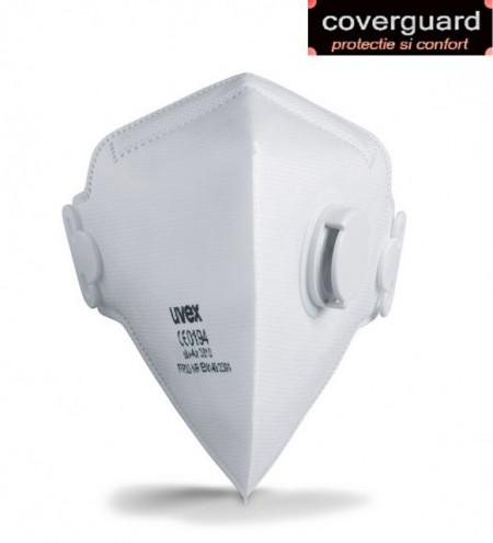 Semi masca UVEX FFP3 model din segmente, cu valvă, confortabila - PACHET 15BUC