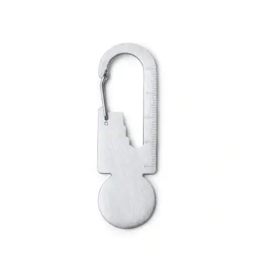 Breloc multifuncțional cu carabină și monedă