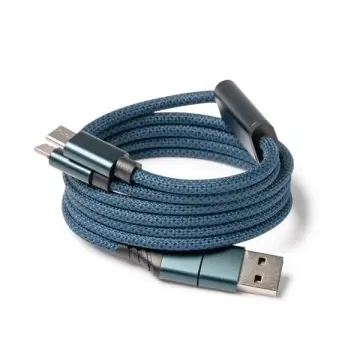 Cablu adaptor magnetic cu USB, tip C și intrare și ieșire luminoase - Img 4