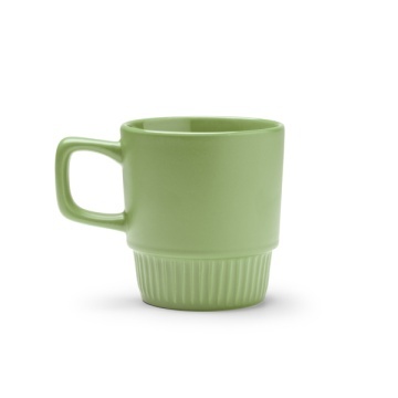 Cană ceramică cu design cu bază teșită - Img 1