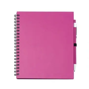 Notebook cu inel spiralat cu foi goale și suport pentru stilou - Img 6