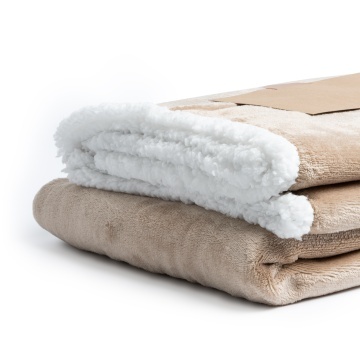 Pătură în stil Sherpa din lână de 380 g/m² - Img 5