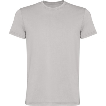 Tricou bărbătesc cu aspect acid washed, mânecă scurtă din 100% bumbac - Img 3