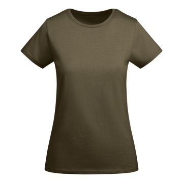 Tricou cambrat cu mânecă scurtă pentru femei din bumbac ecologic certificat OCS - Img 8