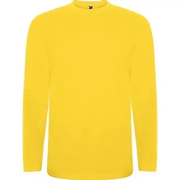 Tricou cu mânecă lungă, material tubular și gât rotund cu 4 straturi - Img 4