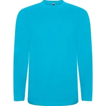Tricou cu mânecă lungă, material tubular și gât rotund cu 4 straturi - Img 9