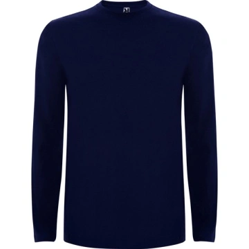 Tricou cu mânecă lungă, material tubular și gât rotund cu 4 straturi - Img 14