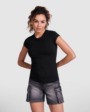 Tricou cu mânecă scurtă cu guler fin cu garnitură - Img 1
