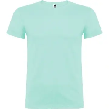 Tricou cu mânecă scurtă şi guler rotund dublu cu elastan - Img 30
