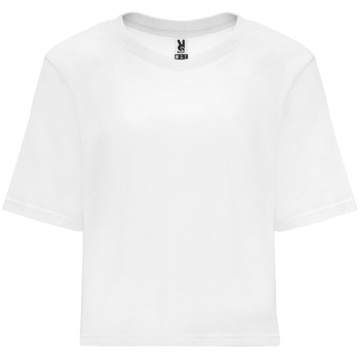 Tricou cu mânecă scurtă tip Crop top - Img 2