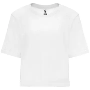 Tricou cu mânecă scurtă tip Crop top - Img 2