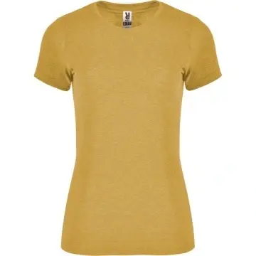 Tricou dama cu mânecă scurtă cambrat, în culori melanj - Img 7