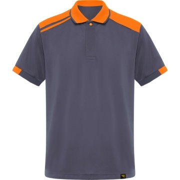 Tricou polo cu mânecă scurtă în combinație de culori - Img 4