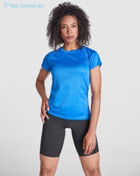Tricou raglan tehnic cu mânecă scurtă, pentru femei - Img 1