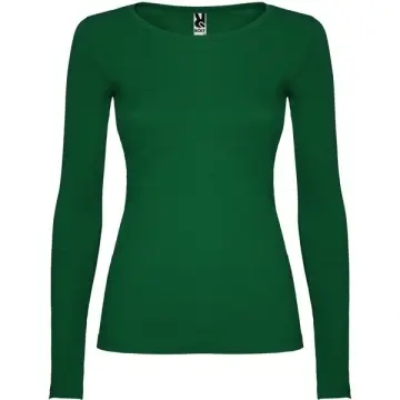 Tricou semi cambrat dama, cu mânecă lungă și guler cu garnitură fină - Img 9