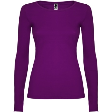 Tricou semi cambrat dama, cu mânecă lungă și guler cu garnitură fină - Img 13