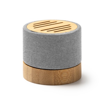 Boxă wireless cu corp din bambus și țesătură RPET de designer - Img 2