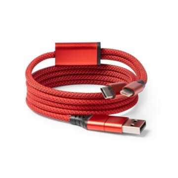 Cablu adaptor magnetic cu USB, tip C și intrare și ieșire luminoase - Img 3