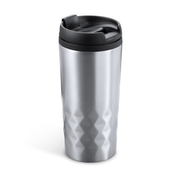 Cană din oțel inoxidabil de 310 ml cu capac din PP - Img 3