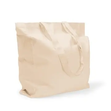 Geantă din bumbac 100% de 140 g/m² cu îmbinare la bază și pe lateral - Img 2