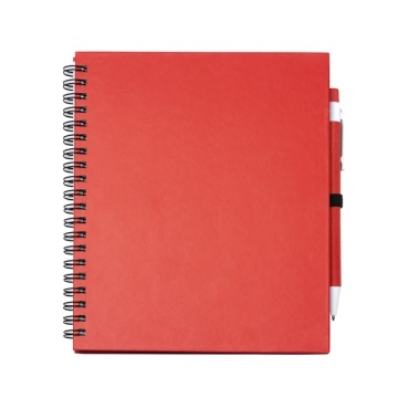 Notebook cu inel spiralat cu foi goale și suport pentru stilou - Img 7