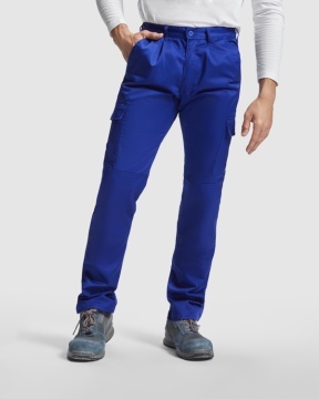 Pantaloni de lucru cu croială dreaptă și țesătură rezistentă - Img 1