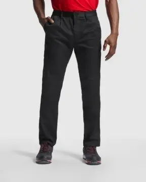 Pantaloni lungi de lucru, croi drept, din material rezistent