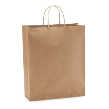 Pungă de hârtie în culoare naturală 110 g/m² - Img 5