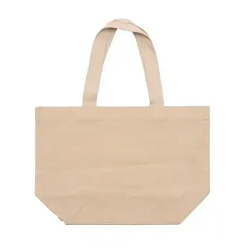 Pungă mare din pânză de bumbac reciclată de 330 g/mp