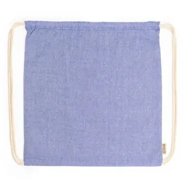 Rucsac cu cordon din bumbac reciclat de 120 g/m²