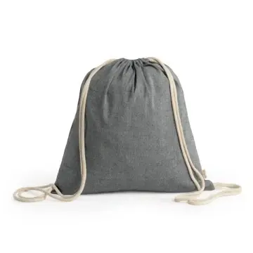 Rucsac cu cordon din bumbac reciclat de 120 g/m² - Img 5