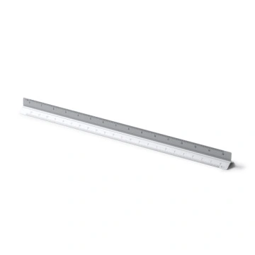 Scală de aluminiu cu design triunghiular de 30 cm - Img 2