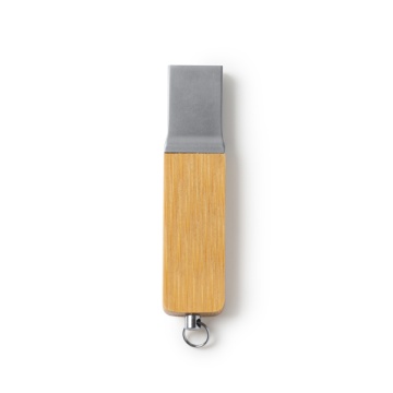 Stick de Memorie USB cu structură principală din bambus natural - Img 1