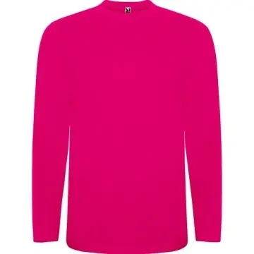 Tricou cu mânecă lungă, material tubular și gât rotund cu 4 straturi - Img 19