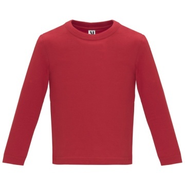 Tricou cu mânecă lungă special pentru bebeluși, confecționat din material neted și finisare compactată - Img 4
