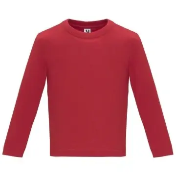 Tricou cu mânecă lungă special pentru bebeluși, confecționat din material neted și finisare compactată - Img 4