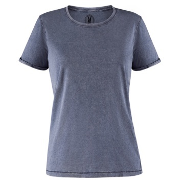 Tricou cu mânecă scurtă de damă cu efect de jeans - Img 5